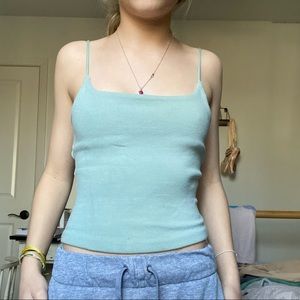 shein green tank top